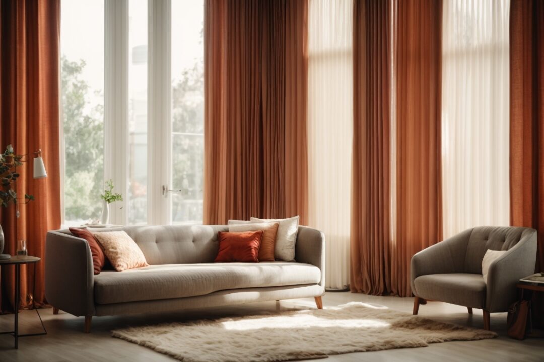 Default Curtains for minimalist Living Room 2