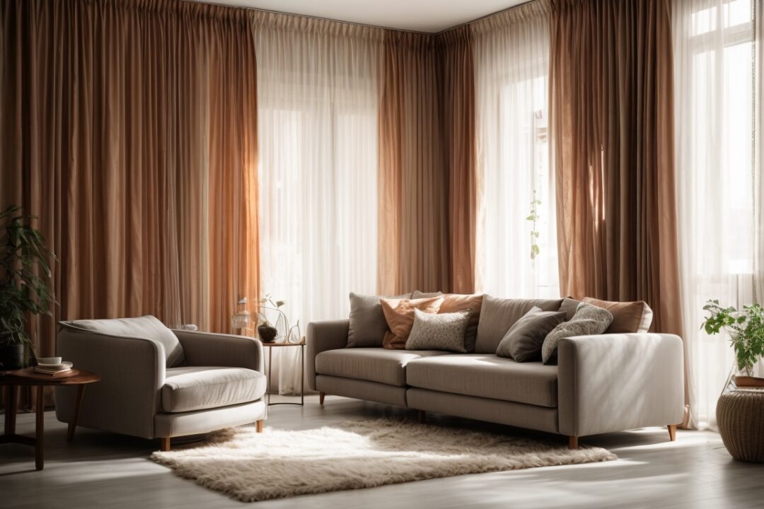 Default Curtains for minimalist Living Room 3