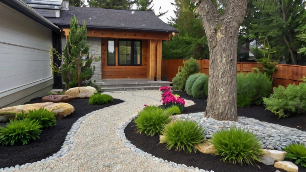 Default Gravel and Stone Hardscaping Front Yard Ideas No Gras 2 1