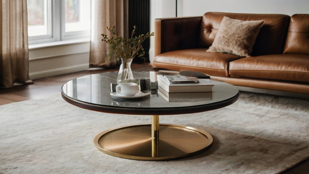 Default MidCentury Coffee Table Luxe Leather for Coffee Tables 0 1
