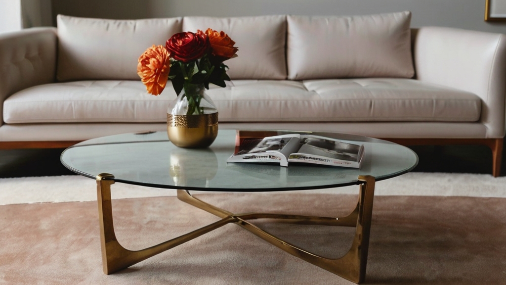 Default MidCentury Coffee Table Luxe Leather for Coffee Tables 1 1