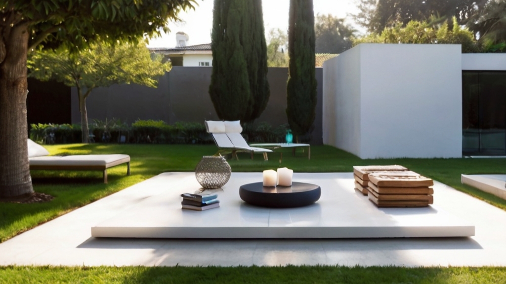 Default Outdoor minimalist Coffee Table with beautiful minimal 2