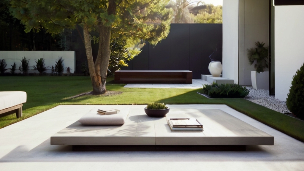Default Outdoor minimalist Coffee Table with beautiful minimal 3