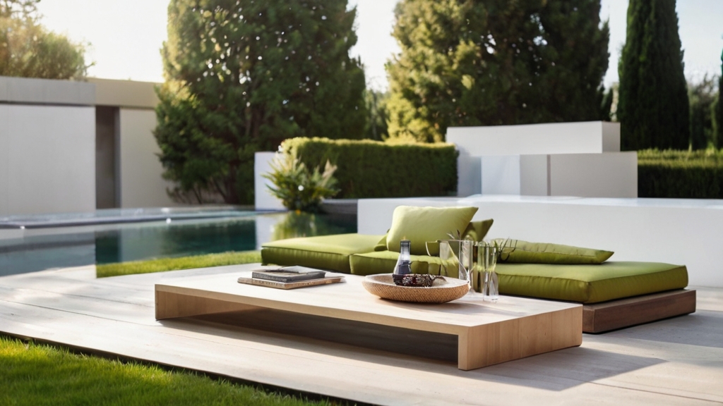 Default Outdoor modern Coffee Table with beautiful minimalist 1