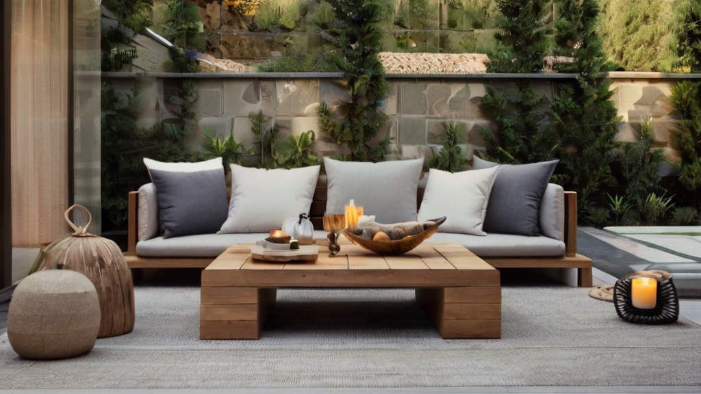 Default Outdoor rustic Coffee Table with beautiful minimalist 0 1