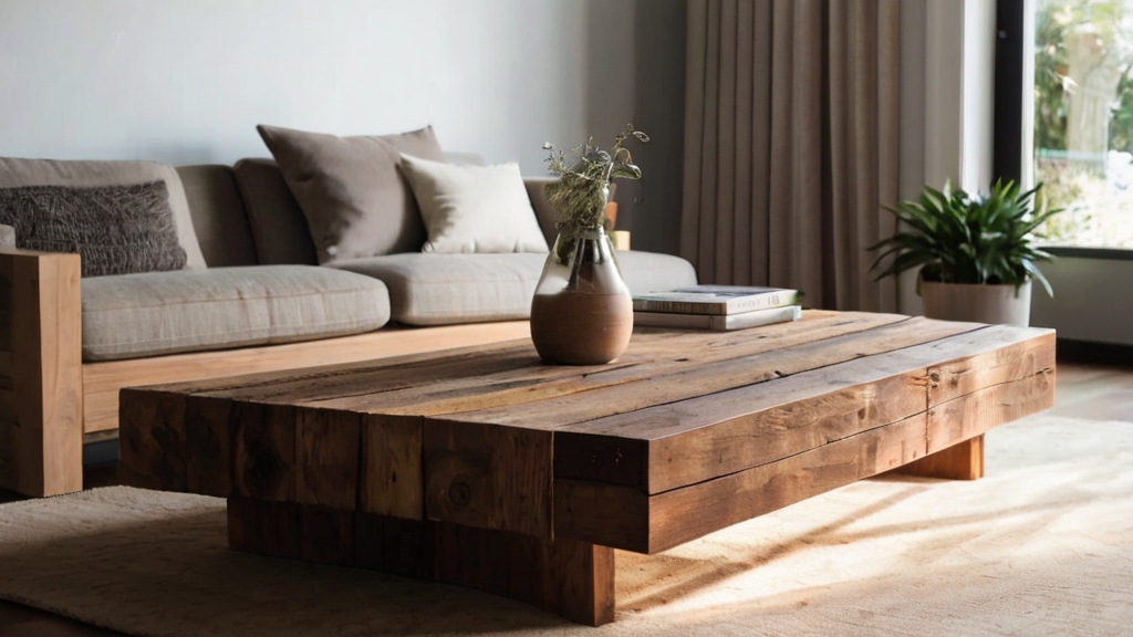 Default Reclaimed wood coffee table in warmth and natural wide 3 1
