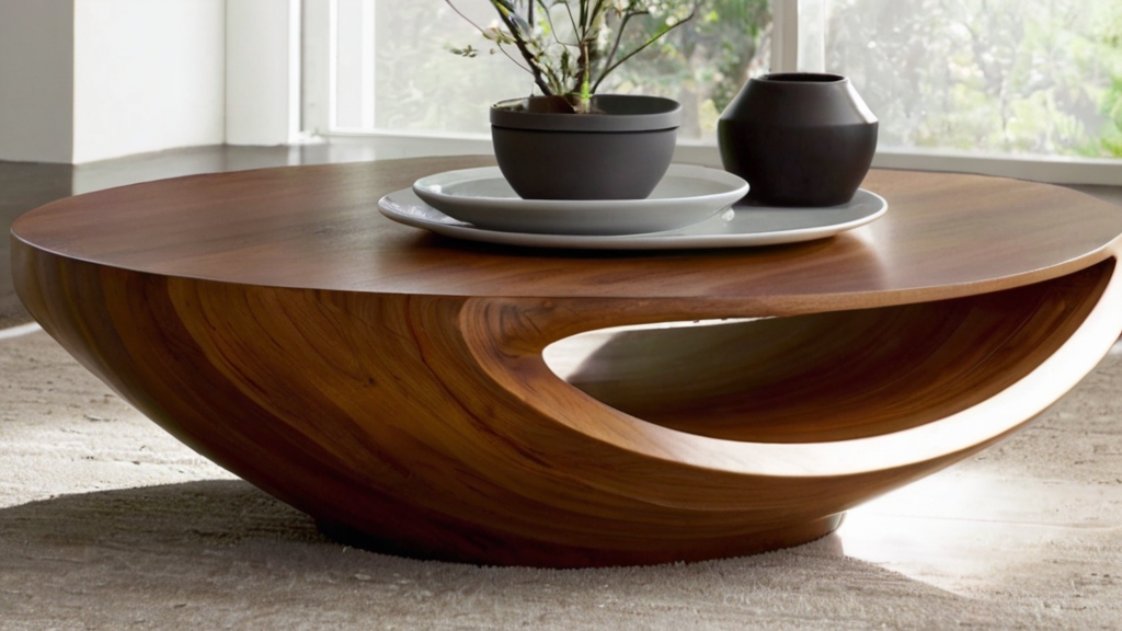 Default Round Wood Coffee Table Ideas Add Warmth Style to You 0 3