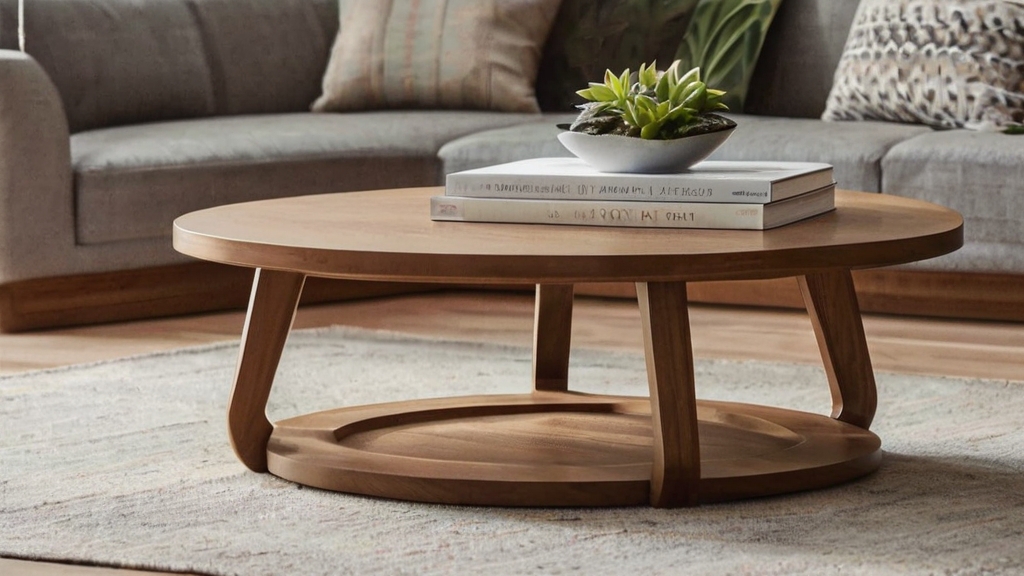 Default Round Wood Coffee Table Ideas Add Warmth Style to You 1 1