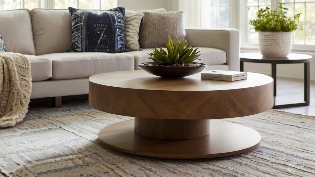 Default Round Wood Coffee Table Ideas Add Warmth Style to You 1 13