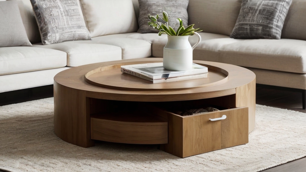 Default Round Wood Coffee Table Ideas Add Warmth Style to You 1 4