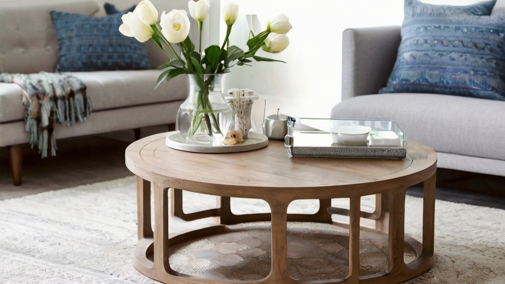 Default Round Wood Coffee Table Ideas Add Warmth Style to You 1 6