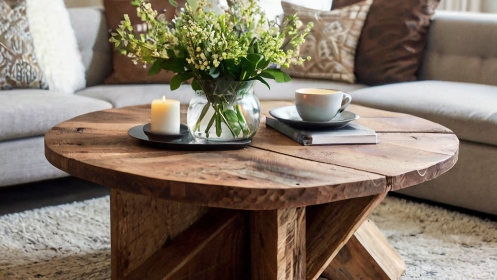 Default Round Wood Coffee Table Ideas Add Warmth Style to You 1 8