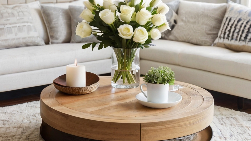 Default Round Wood Coffee Table Ideas Add Warmth Style to You 2 15