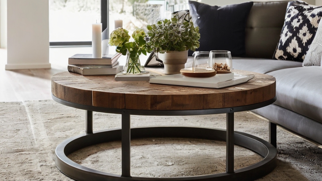 Default Round Wood Coffee Table Ideas Add Warmth Style to You 2 2