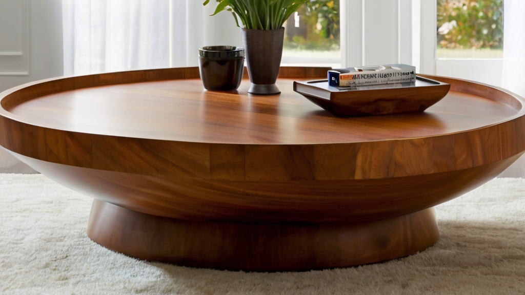 Default Round Wood Coffee Table Ideas Add Warmth Style to You 2 3