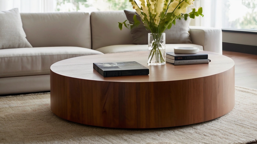 Default Round Wood Coffee Table Ideas Add Warmth Style to You 2 4