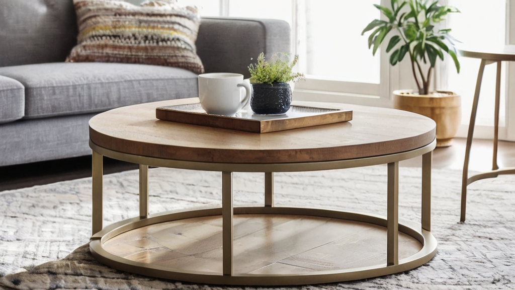 Default Round Wood Coffee Table Ideas Add Warmth Style to You 2 6