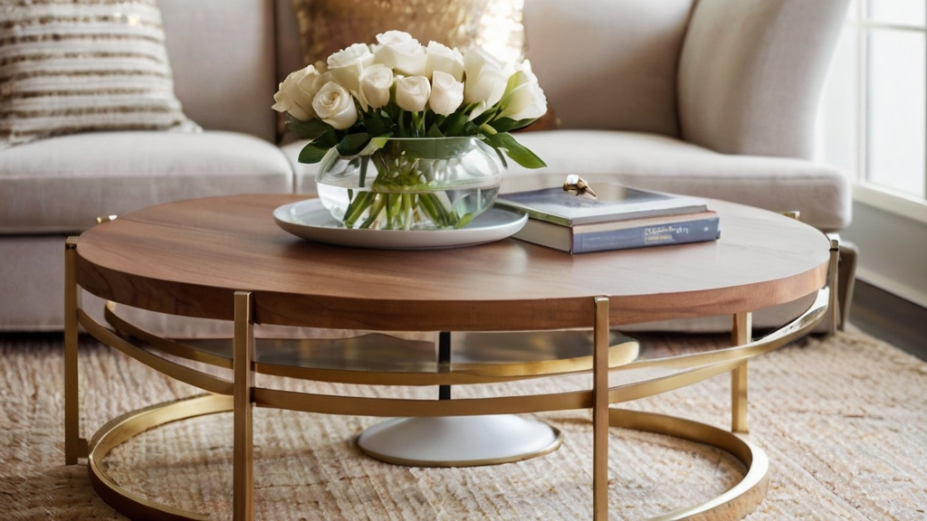 Default Round Wood Coffee Table Ideas Add Warmth Style to You 3 11