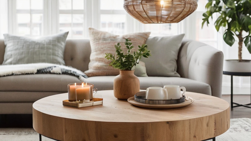 Default Round Wood Coffee Table Ideas Add Warmth Style to You 3 14