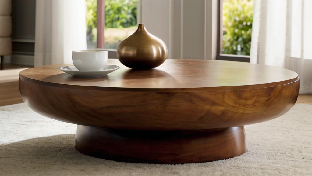 Default Round Wood Coffee Table Ideas Add Warmth Style to You 3 3