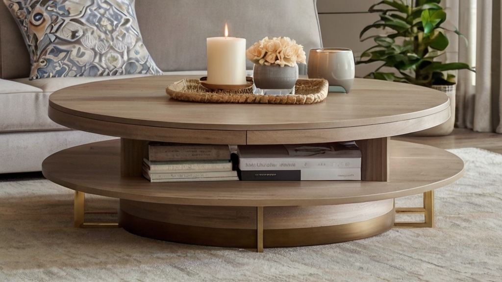 Default Round Wood Coffee Table Ideas Add Warmth Style to You 3 7