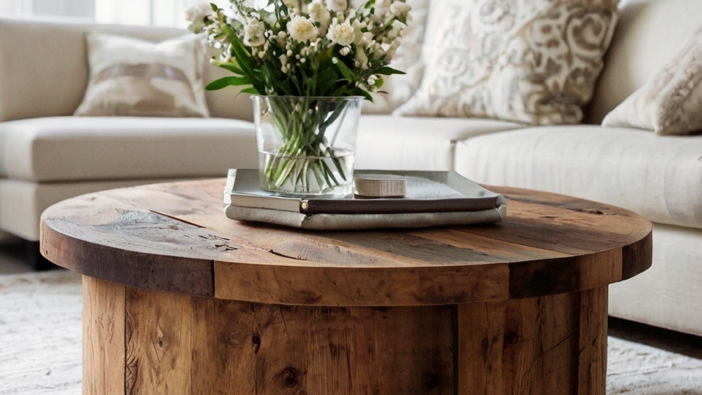Default Round Wood Coffee Table Ideas Add Warmth Style to You 3 8
