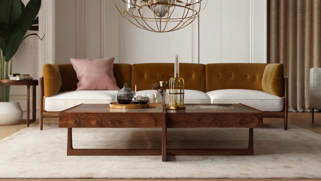 Default Stunning MidCentury Coffee Table Wooden minimalist liv 2 1