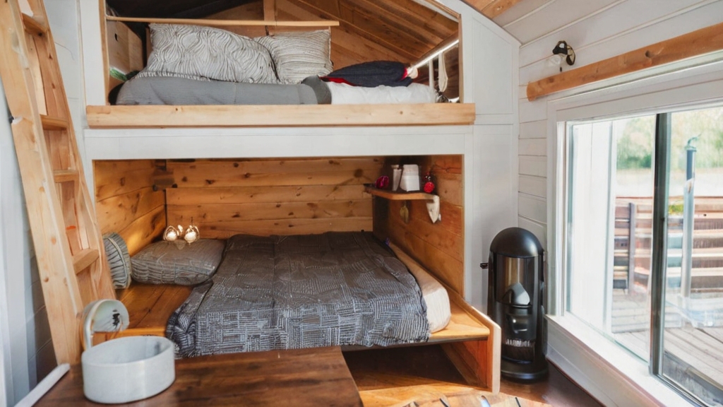 Default Tiny House Interior with Loft Beds Create a dedicated 2 1