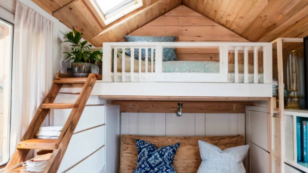 Default Tiny House Interior with Loft Beds Create a dedicated 3