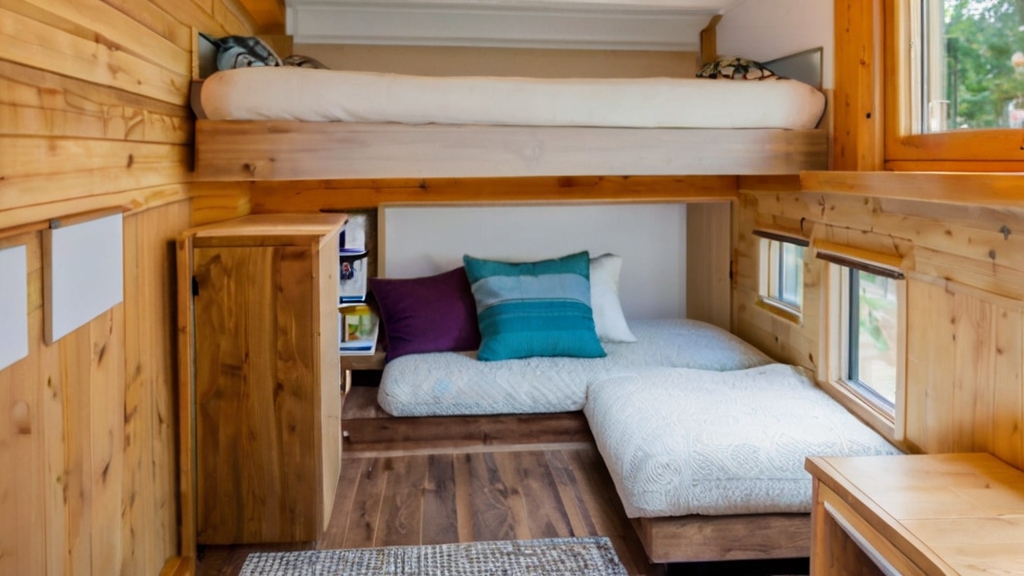 Default Tiny House Interior with Murphy Beds Transform your sl 1 1