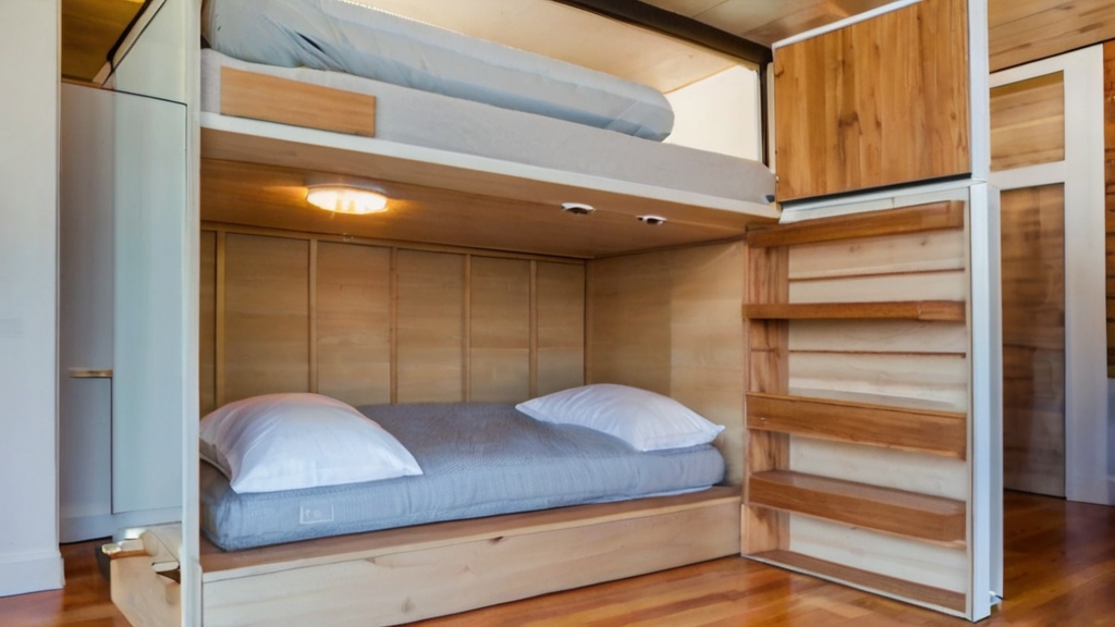 Default Tiny House Interior with Murphy Beds Transform your sl 2