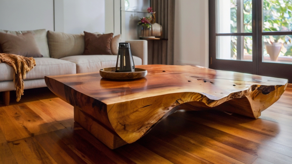 Default live edge wood coffee table in warmth and natural wide 1