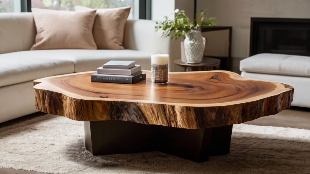 Default live edge wood coffee table in warmth and natural wide 2 2