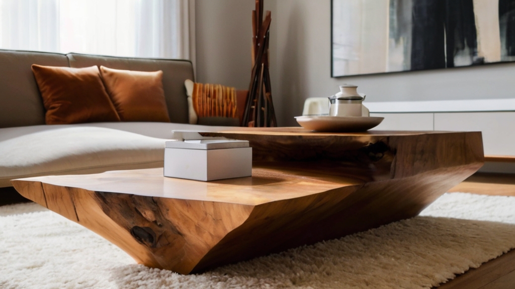 Default live edge wood coffee table in warmth and natural wide 2 3