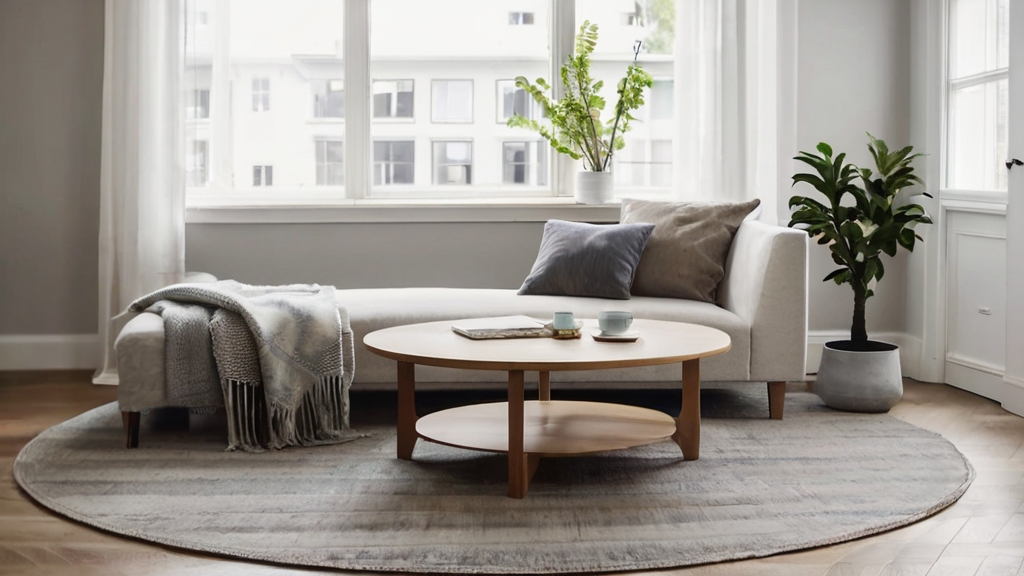 Default round scandinavian coffee table in wide angle living 3 1