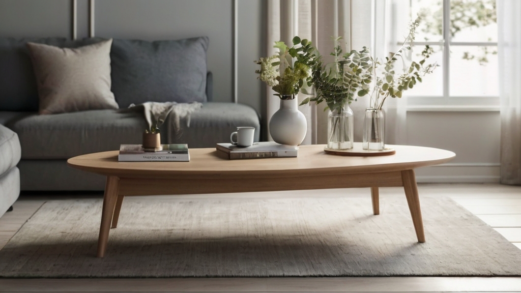 Default scandinavian coffee table Simplicity and Clean Lines T 0 1