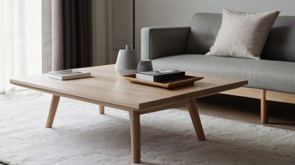 Default scandinavian coffee table Simplicity and Clean Lines T 1