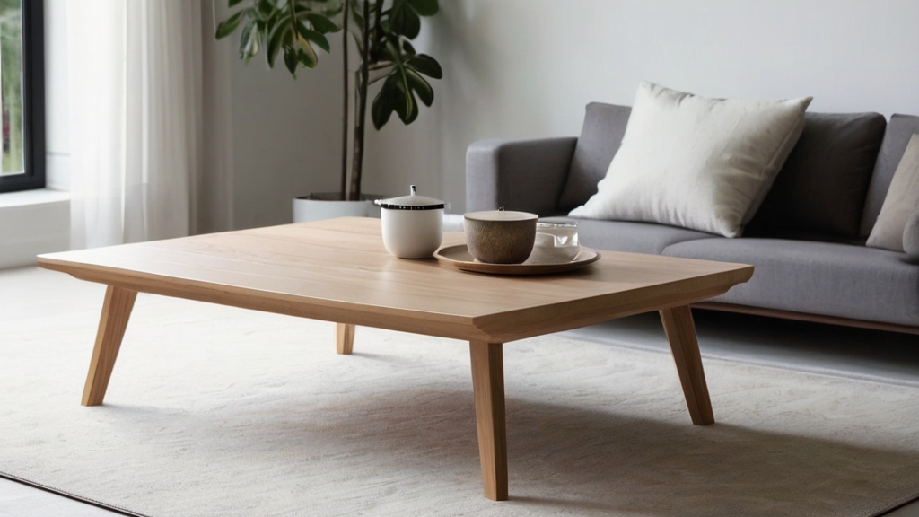 Default scandinavian coffee table Simplicity and Clean Lines T 3