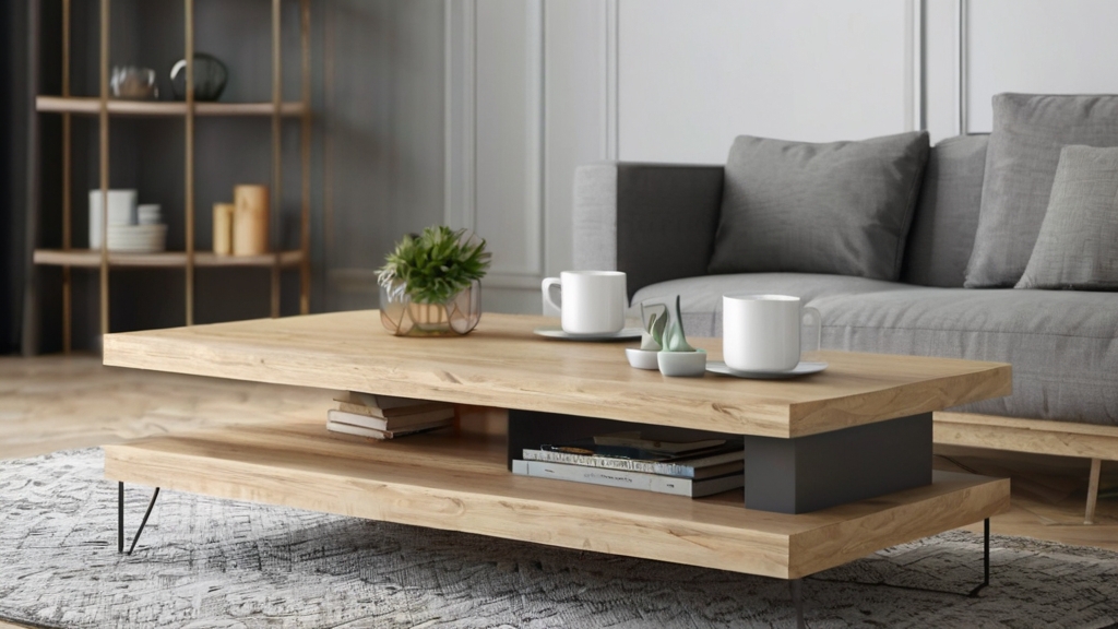 Default scandinavian coffee table with storage solutions colo 1