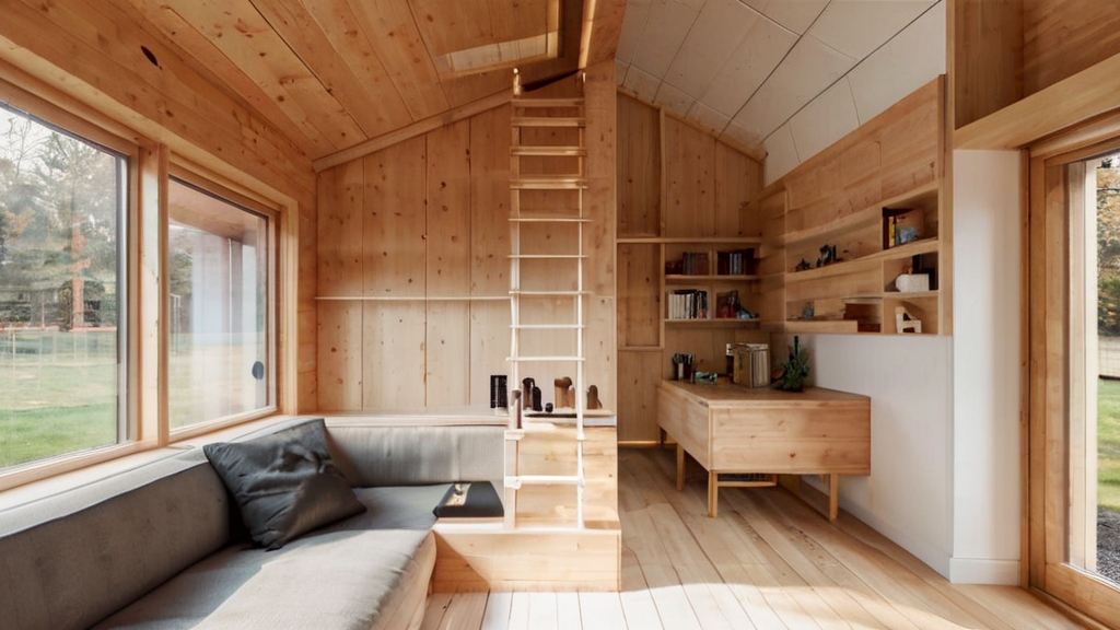 Default tiny house full interior ideas minimalist bright woode 0