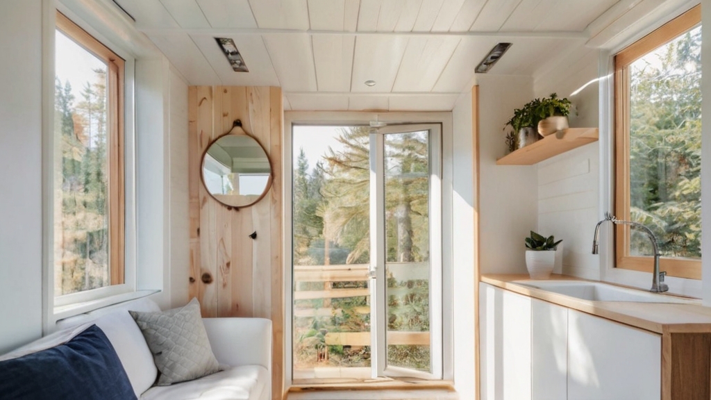 Default tiny house full interior ideas with Opt for light and 3
