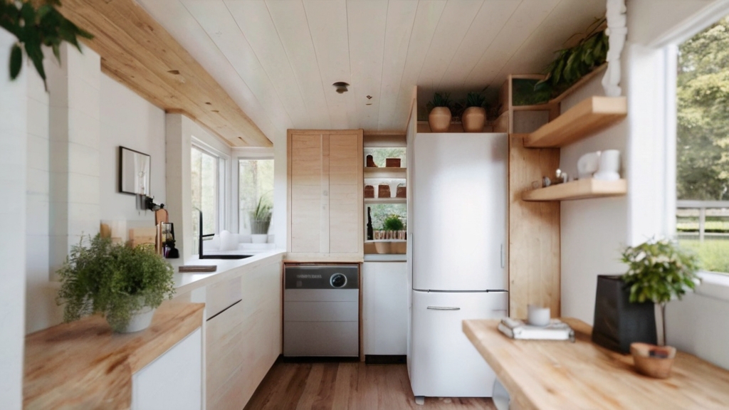 Default tiny house full interior ideas with high cabinets mini 2 1