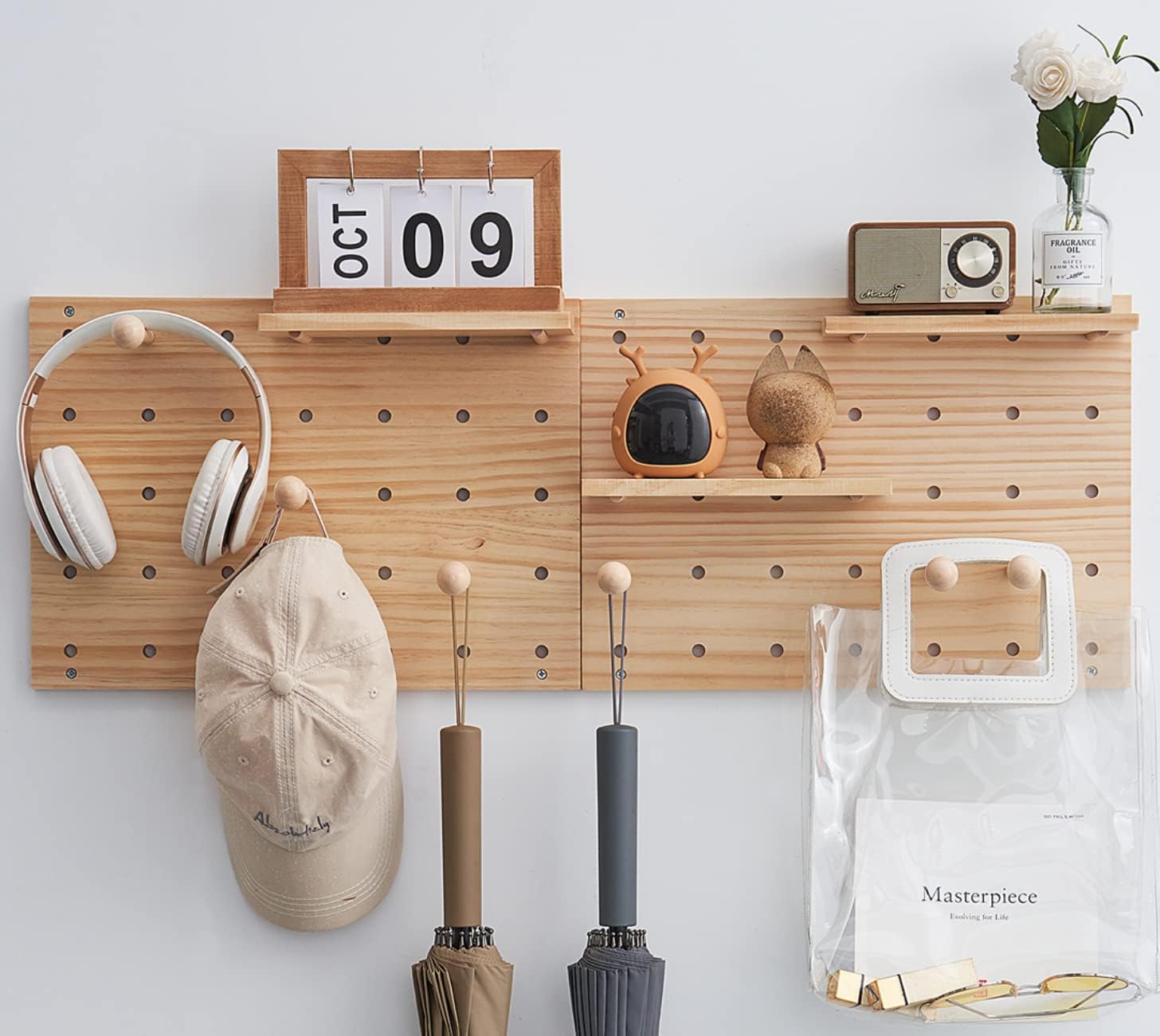 Wooden Pegboard for kits