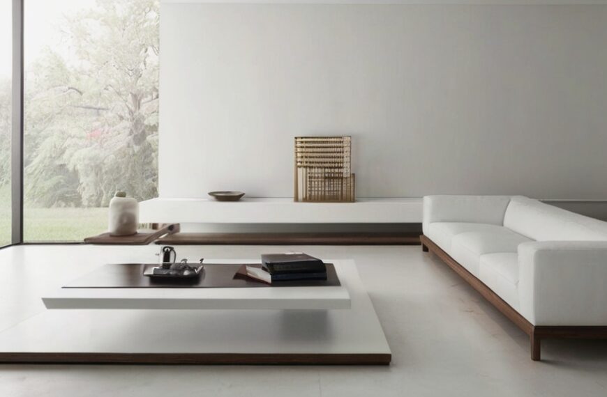 minimalist coffee table