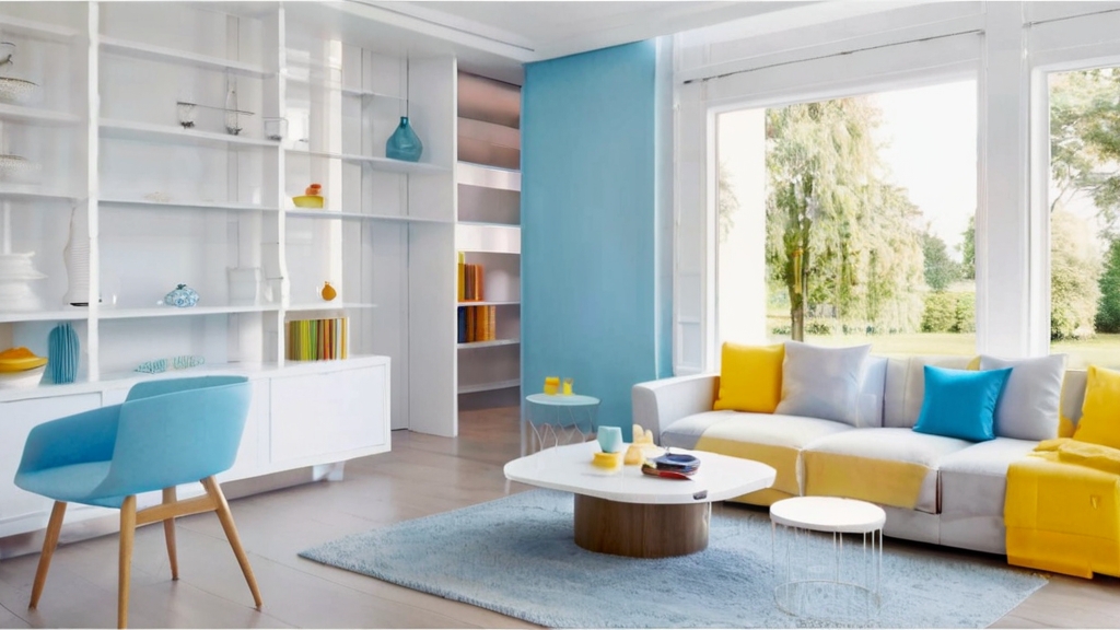 Default Best MinimalistBright Colors House Design for living r 3