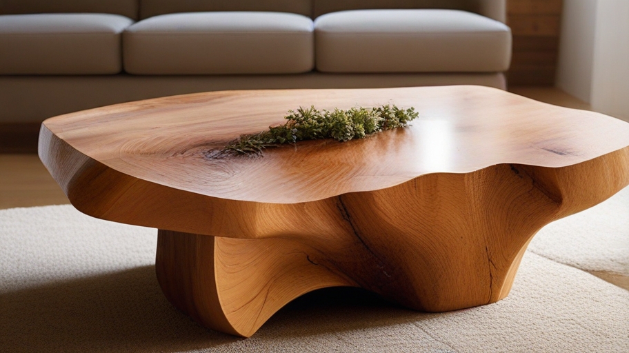 Default Minimalist house Wood Coffee Table Modern Style Timel 0 5