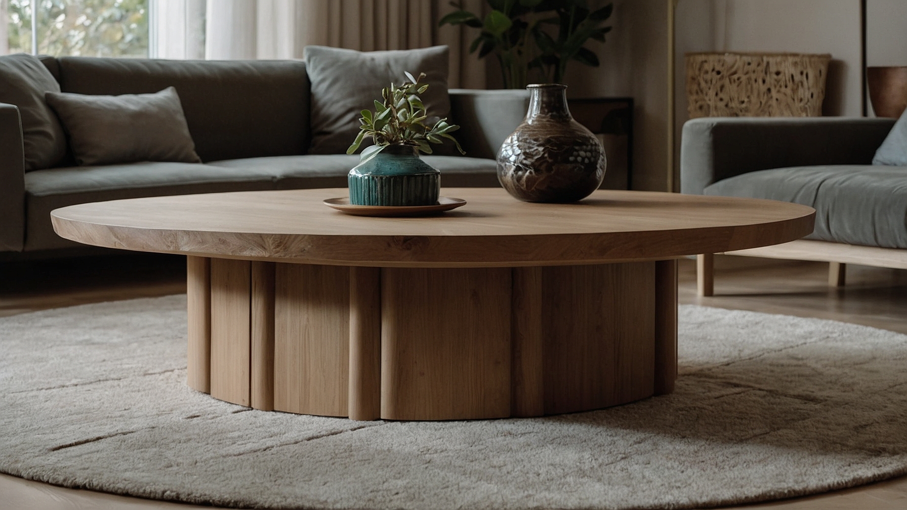 Default Minimalist house Wood Coffee Table Modern Style Timel 2 1
