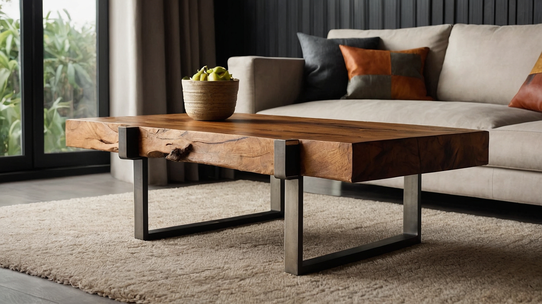 Default Minimalist house Wood Coffee Table Modern Style Timel 2 3