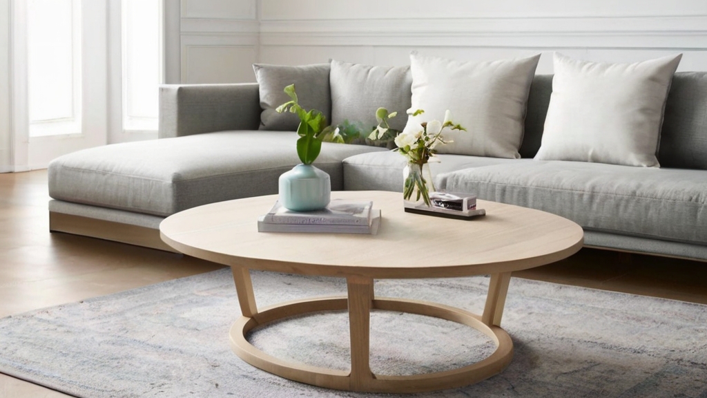 Default large size and minimalist living room Light Wood Coff 0 1