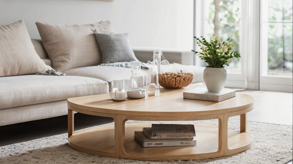 Default large size and minimalist living room Light Wood Coff 2 1